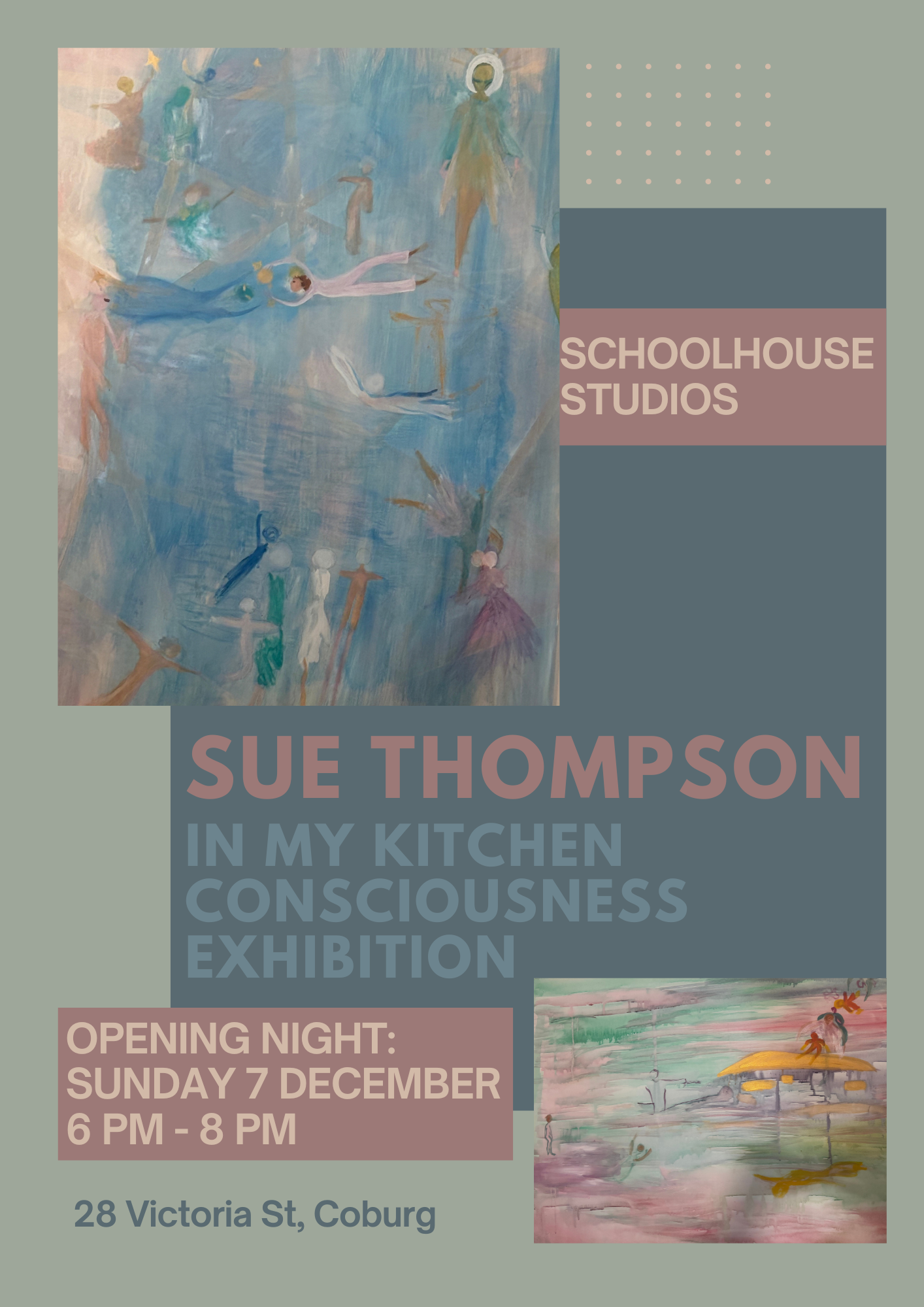 I am having a showing, please come and be inspired
